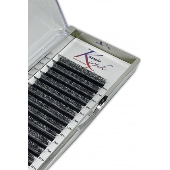 Kaşmir W Kirpik 0.07 mm D kıvrım 10 mm kutu - 2