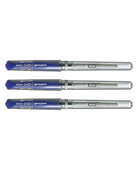 Uniball Signo Mavi İmza Kalemi 3lü