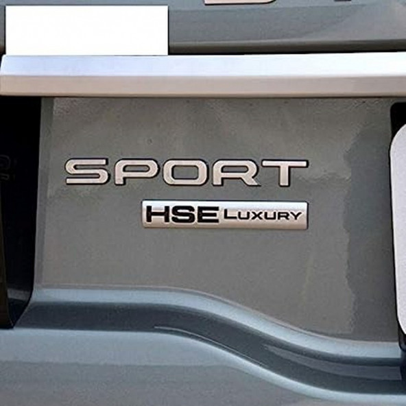 Land Rover Discovery HSE Luxury Bagaj 3M 3D Krom Metal Logo Amblem - 2