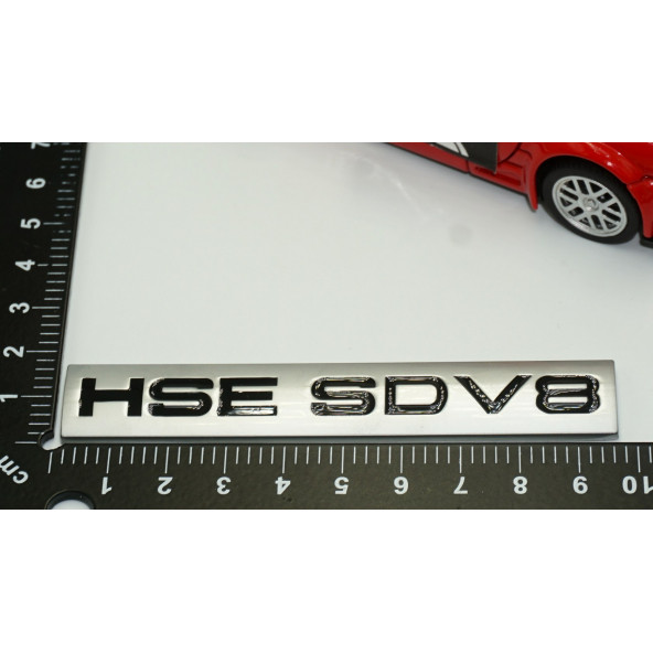 Land Rover Range Rover Sport HSE SDV8 Bagaj Gri Metal Logo Amblem - 4