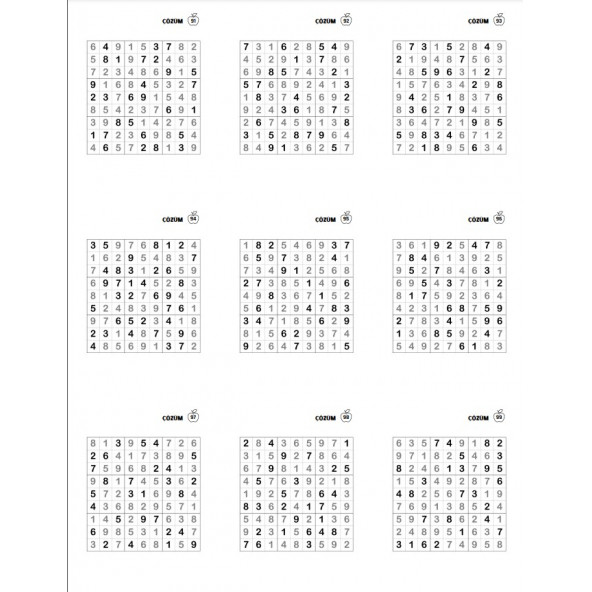 Kolay Sudoku Tam Sayfa (200 Süper Sudoku Kalem Hediyeli) - Resim 5