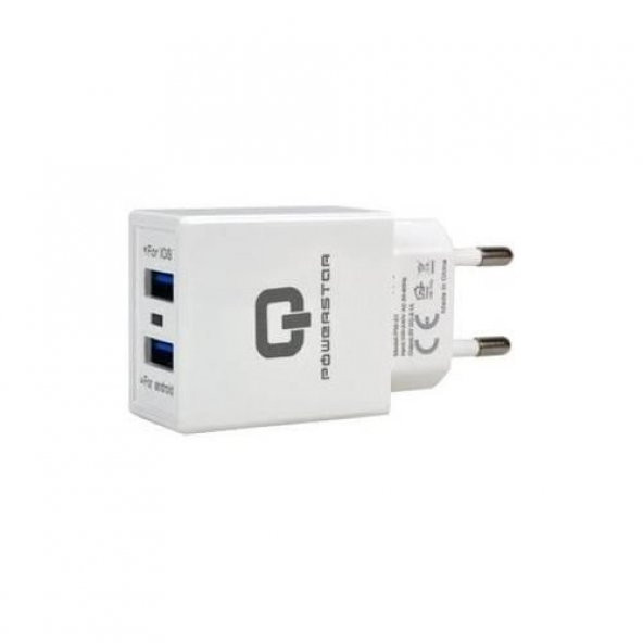 POWERSTAR PS-21 2A TYPE C ŞARJ 2USB ÇIKIŞ