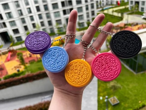 Oreo Anahtarlık Gizli Bölmeli