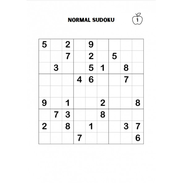 Sudoku Tam Sayfa Kolay-Normal-Zor (300 Süper Sudoku Kalem Hediyeli) - Resim 4