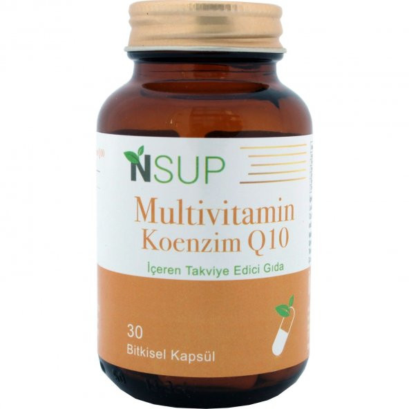NSUP Multivitamin & Mineral Co-Q10 30 V-Kapsül