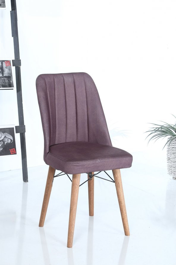 İnjir Home Arthur Serisi 1 Adet Sandalye Mutfak Sandalyesi Yemek Odası Sandalyesi - Acı Kahve