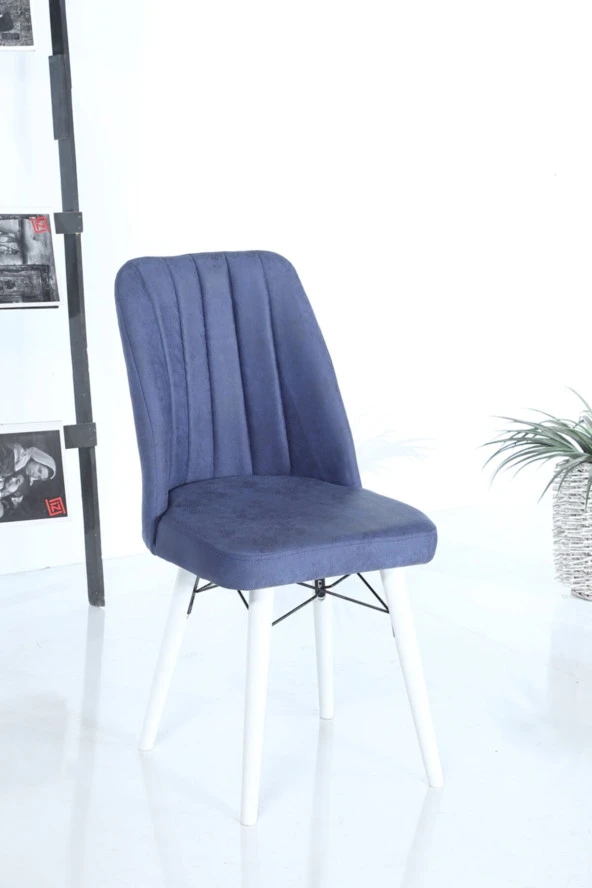 İnjir Home Orbitty Serisi 1 Adet Sandalye Mutfak Sandalyesi Yemek Odası Sandalyesi - Lacivert