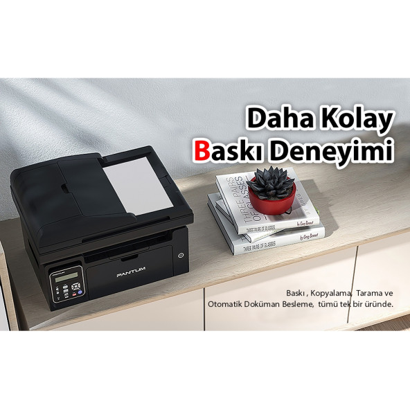 Pantum M6550nw Yazıcı Tarayıcı Fotokopi Network Wi-fi Mono Çok Fonksiyonlu Lazer Yazıcı - 3
