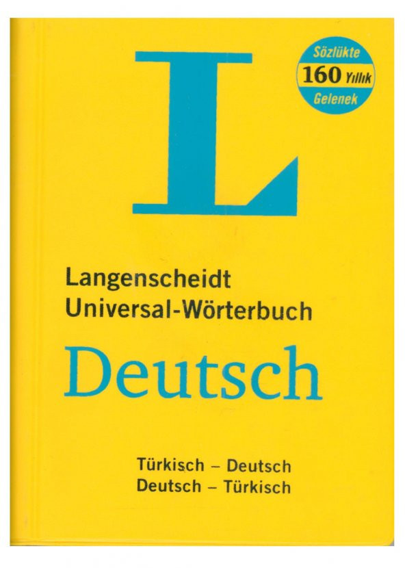 LANGENSCHEİDT ALMANCA-TÜRKÇE  TÜRKÇE ALMANCA  L SÖZLÜK  ALTIN