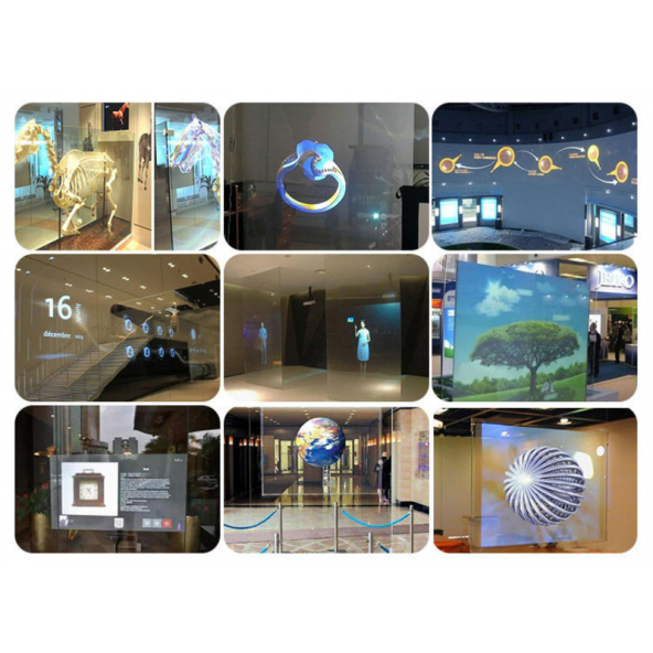 Şeffaf Ters Projeksiyon hologram filmi (152X100mm) - 6