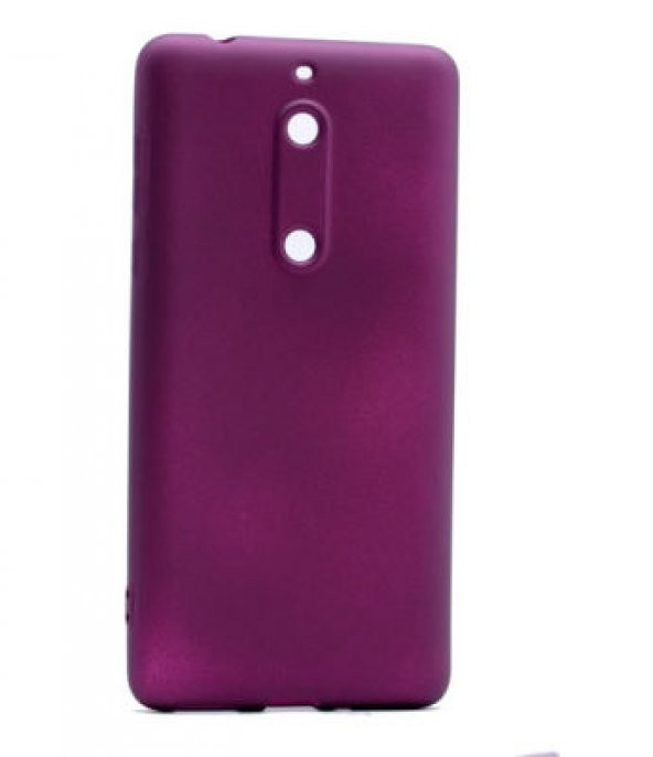 Nokia 5 Uyumlu Kapak Klasik Mat Renkli Yumuşak Premier Silikon Kılıf