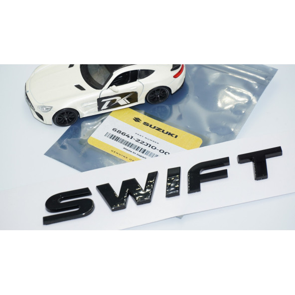 Suzuki Swift MK2 2004 2011 Bagaj Siyah 3M Yazı Logo Orjinal Ürün - 5