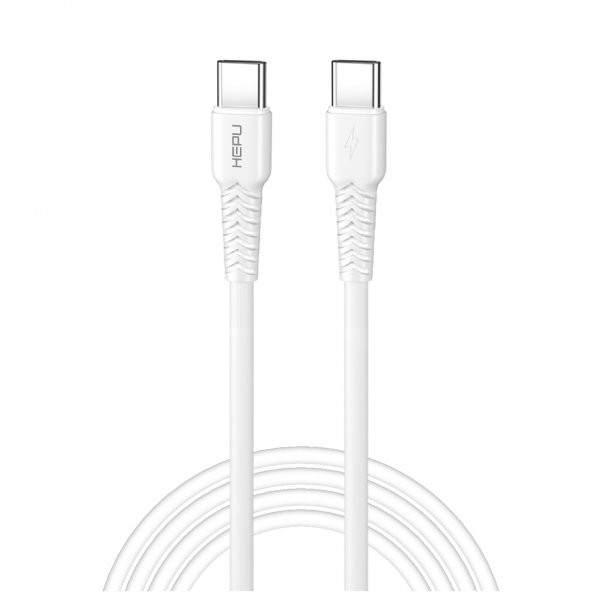 HEPU HP-423 Mild Type-C - Type-C QC3.0 20W Şarj Kablosu 30cm Beyaz - 2
