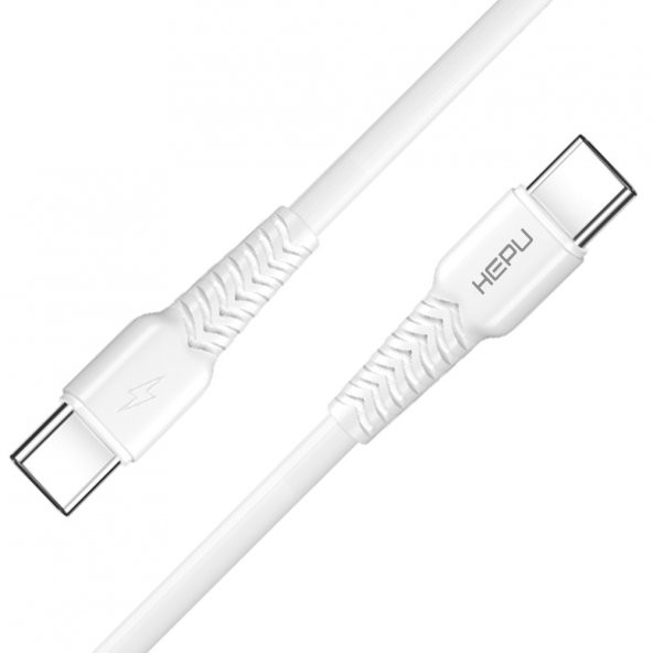 HEPU HP-423 Mild Type-C - Type-C QC3.0 20W Şarj Kablosu 30cm Beyaz - 4