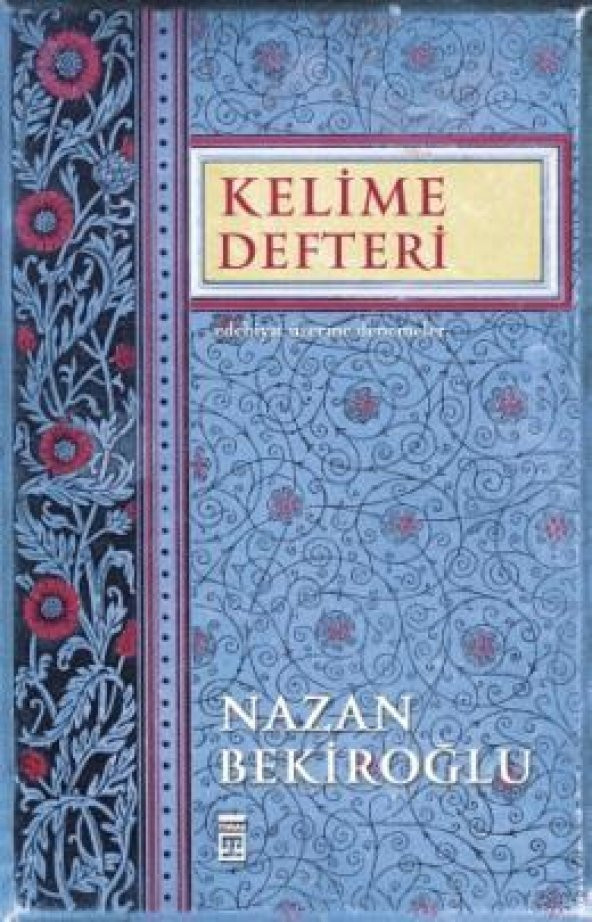 Kelime Defteri. Nazan Bekiroğlu- Timaş