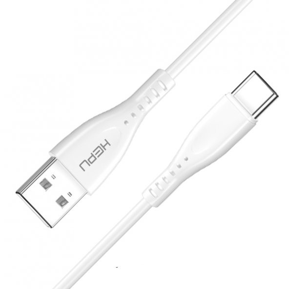 HEPU HP-418 Venus USB - Type-C QC3.0 3.1A Şarj Kablosu 1mt Beyaz - 4
