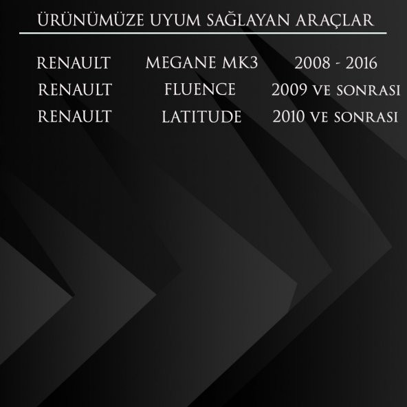 Renault  Megane 3, Fluence için Ayna Sinyali Beyaz- Sağ - 2