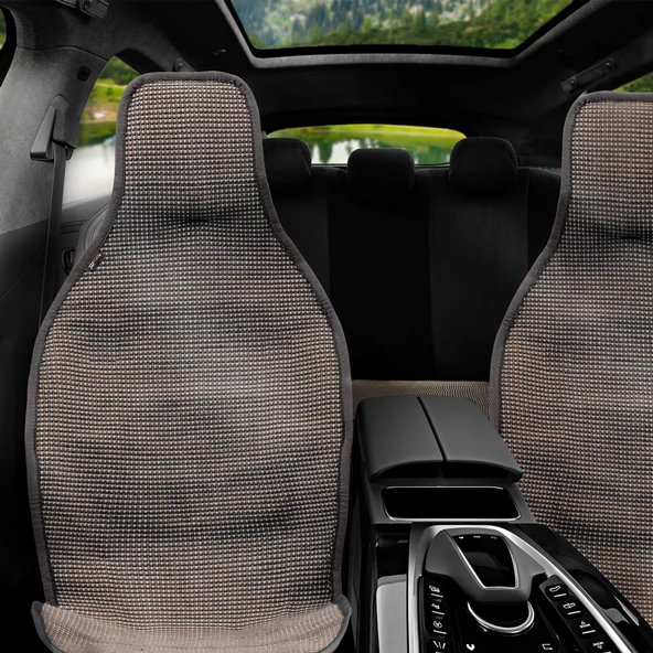 Otom Natural Design Kilim Minder Tam Set El Dokuması  Siyah-Kahve-Beyaz - 2