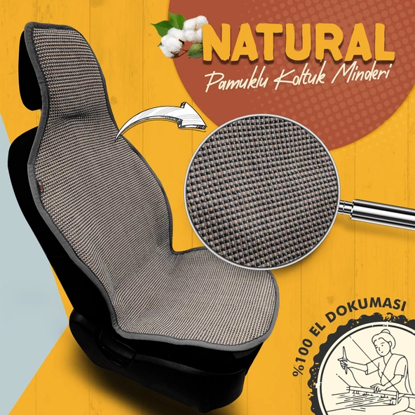 Otom Natural Design Kilim Minder Tam Set El Dokuması  Siyah-Kahve-Beyaz - 7