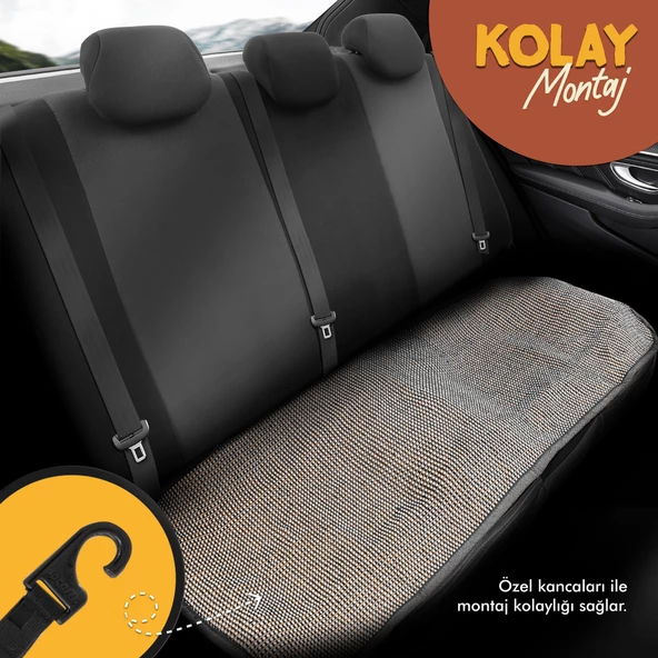 Otom Natural Design Kilim Minder Tam Set El Dokuması  Siyah-Kahve-Beyaz - 6