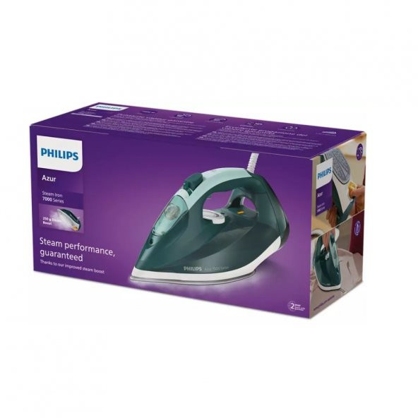 Philips HV Buharlı Ütü Opal Yeşili/Mint Yeşili DST7031/70 - 6