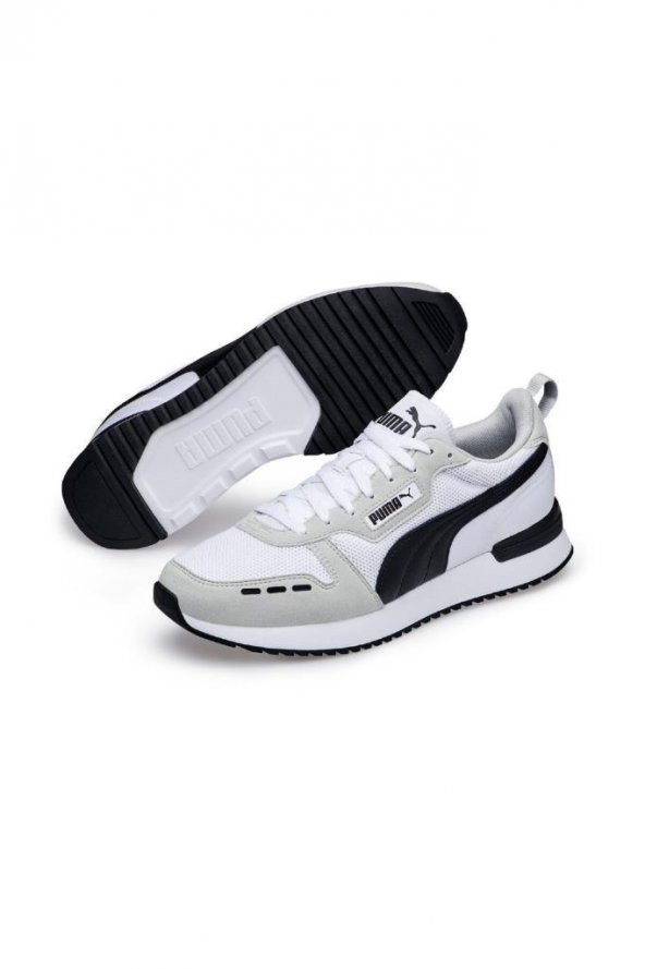 Puma R78 373117 02 Erkek Spor Ayakkabı Beyaz-Gri-Siyah 40-45