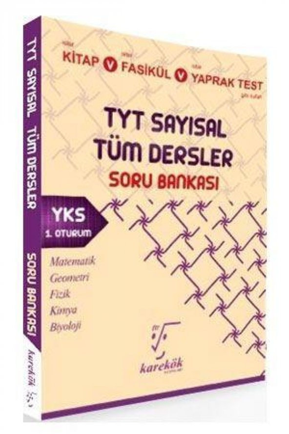 TYT SAYISAL TÜM DERSLER SORU BANKASI KAREKÖK