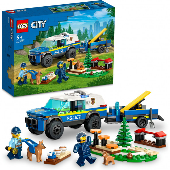 Lego City - Mobil Polis Köpeği Eğitimi 197 parça +5 yaş
