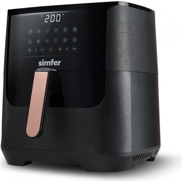 Simfer SK-6704 Air Fry Smart Siyah 8L Dijital