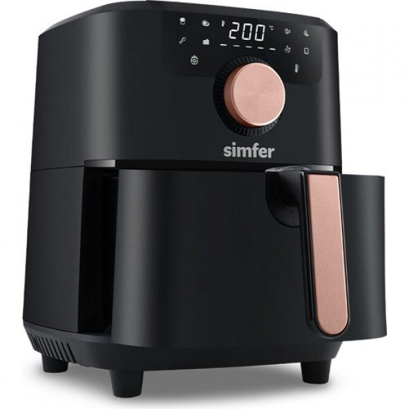 Simfer SK-6702 Air Fry Smart Siyah 5L Dijital - 4