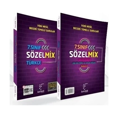 KAREKÖK 7.SINIF SÖZEL MİX YENİ NESİL SORULAR