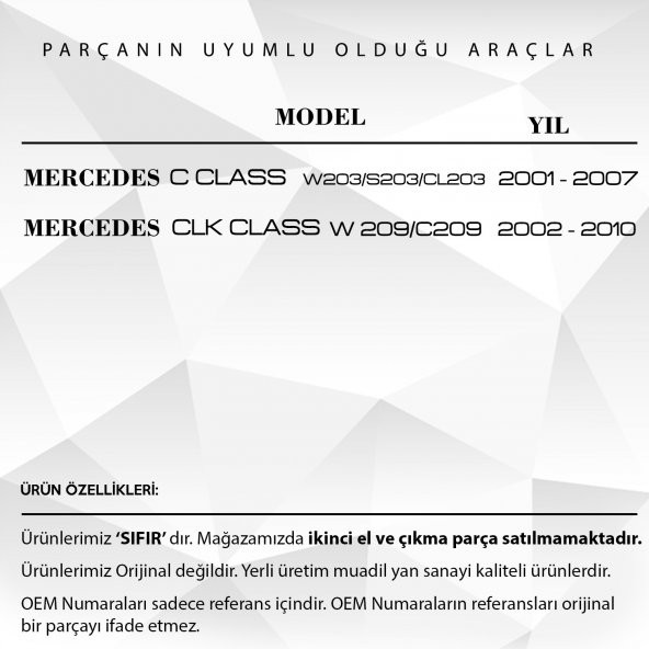 Mercedes CLK Class,C Class  için Ön Cam Silecek Su Deposu Kapak - 2