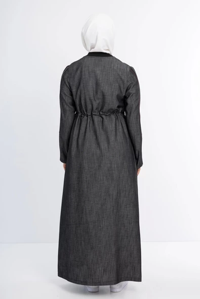 VİSKON KOT PARDESÜ - Siyah - 8