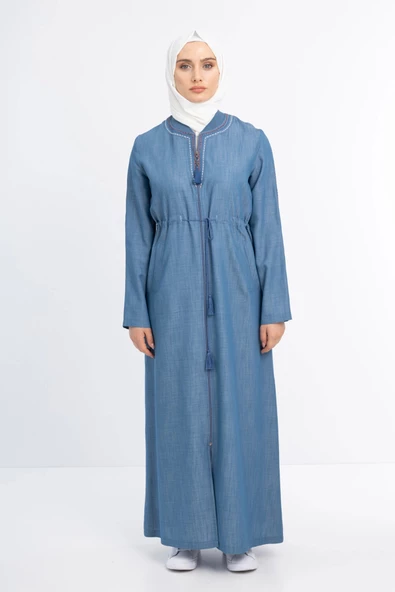 VİSKON KOT PARDESÜ - Kot Buz Mavi