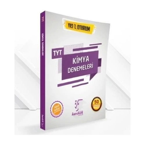 KAREKÖK TYT KİMYA 50 ÇÖZÜMLÜ DENEME YKS 1.OTURUM