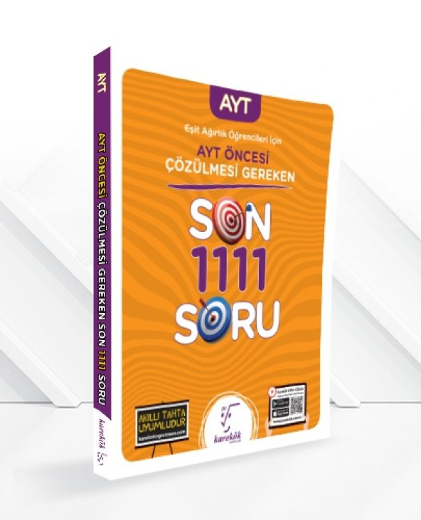 KAREKÖK AYT ÖNCESİ ÇÖZÜLMESİ GEREKEN 1111 SORU EŞİT AĞIRLIK