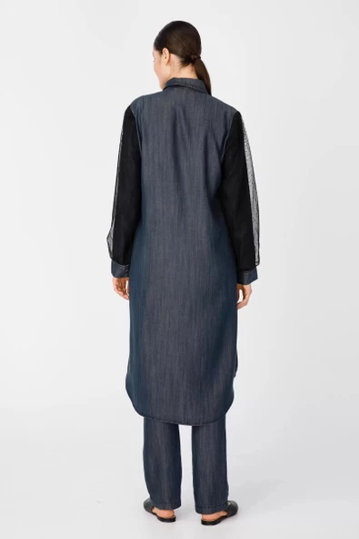 KOLU TÜL GARNİLİ TENCEL KAP & PENYE İÇLİK - Lyocell Bej Tint - 2