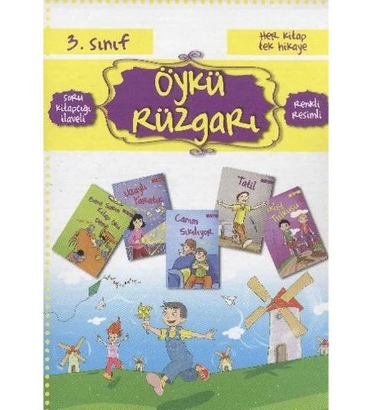 ÖYKÜ RÜZGARI 3.SINIFLAR İÇİN 10 KİTAP SET  YUVA YAYIN