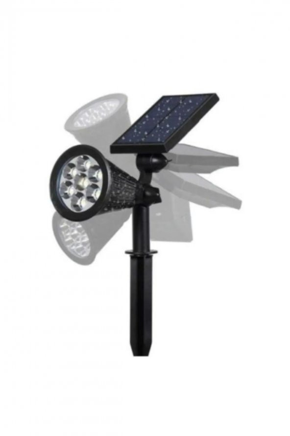 7w Led Solar Kazıklı Çim Armatür Cata Güneş Enerjili Çim Lambası Bahçe Aydınlatma 3200K Gün Işığı - 4
