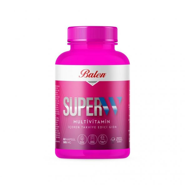 Balen Süper-W Multivitamin Kapsül 585 Mg 60