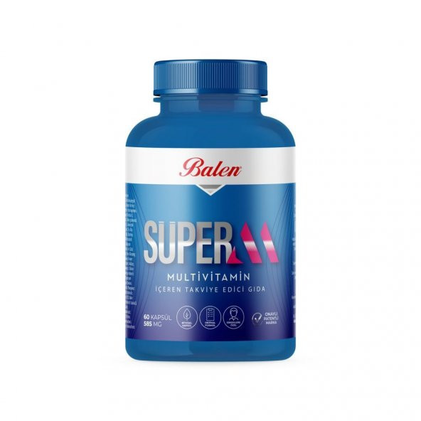 Balen Süper-M Multivitamin Kapsül 585 Mg 60