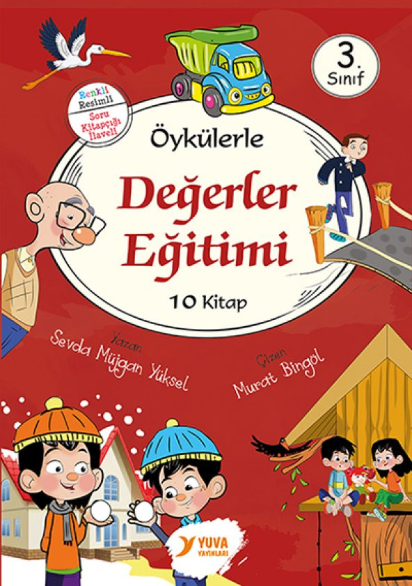 YUVA ÖYKÜLERLE DEĞERLER EĞİTİMİ 10 KİT 3.SINIFLAR