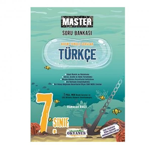 Okyanus 7. Sınıf Türkçe Master Soru Bankası Okyanus Yayınları - 2