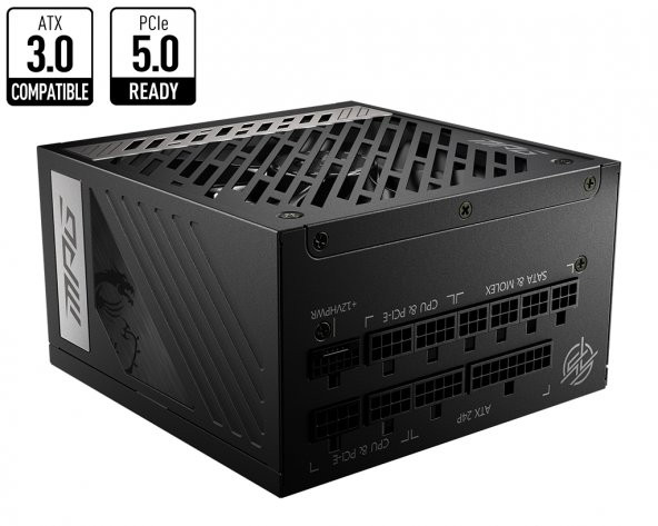 PSU MPG A1000G PCIE5 1000W 80+ GOLD POWER SUPPLY