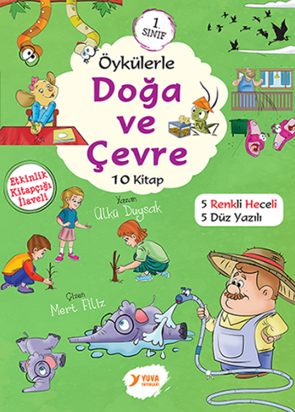 YUVA 1.SINIF ÖYKÜLERLE DOĞA VE ÇEVRE 10 KİTAP