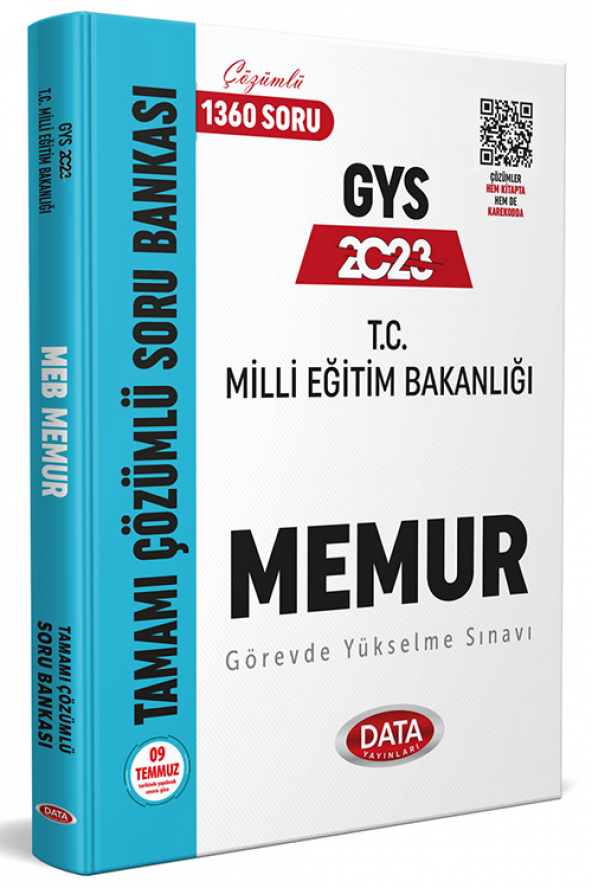 2023 Milli Eğitim Bakanlığı Memur Tamam Çözümlü GYS Soru Bankası Data Yayınları