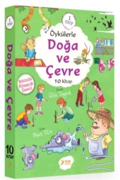 YUVA 1.SINIF ÖYKÜLERLE DOĞA VE ÇEVRE 10 KİTAP