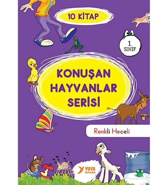 KONUŞAN HAYVANLAR SERİSİ 10 KİTAP  1.SINIF   YUVA