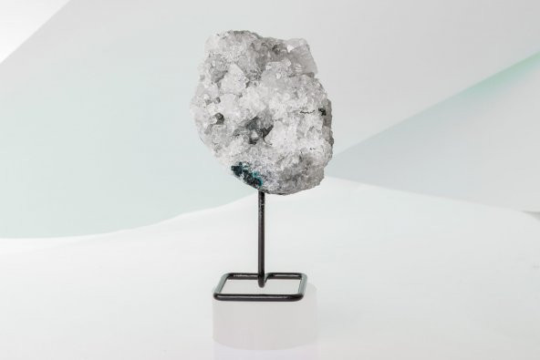 Kristal Kuvars Ayaklı Ham Kütle Taş (7-10cm Yükseklik) - 2