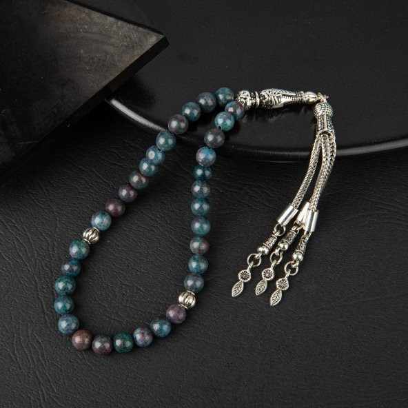 Ruby Kiyanit Doğal Taş Tesbih 33lük - 6mm - 3